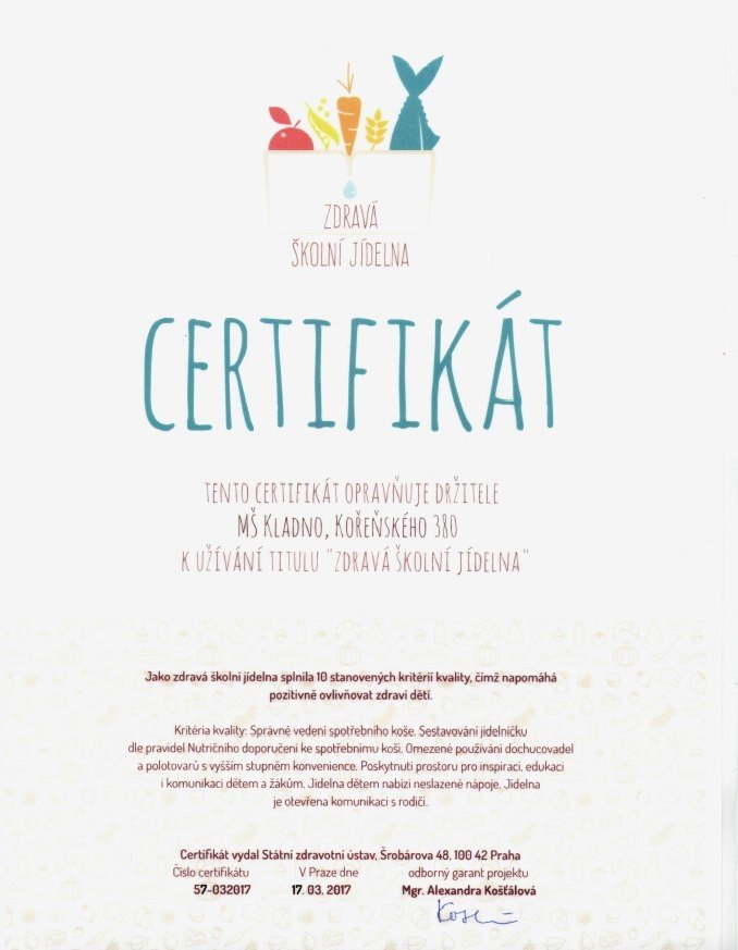 Certifikát